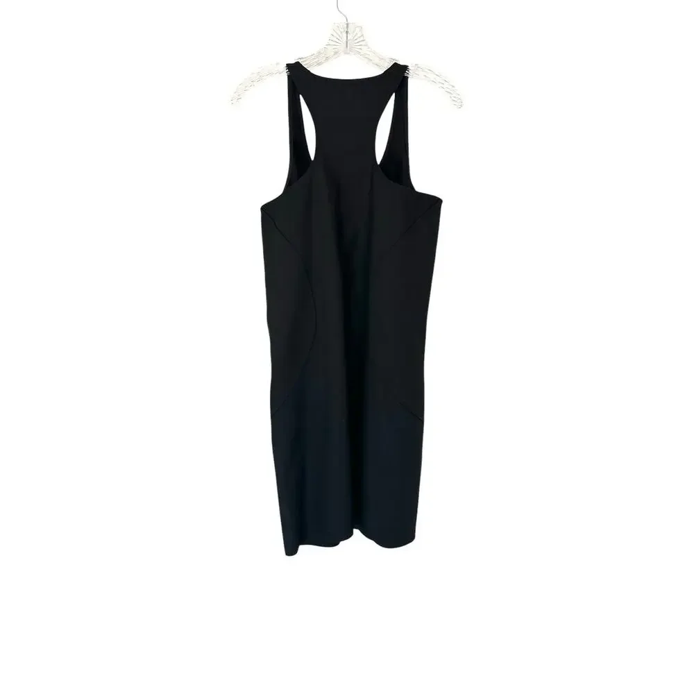 Emerson Fry Black Basic Scoop Neck Ponte‎ Layering Racerback Mini Dress Medium